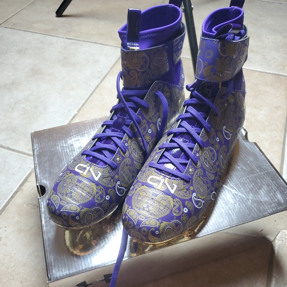 NEW UNDER ARMOUR CAM NEWTON 1 CLEATS SIZE 11.5